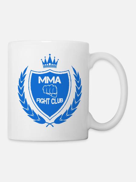 mma fight club - Tasse - Weiß