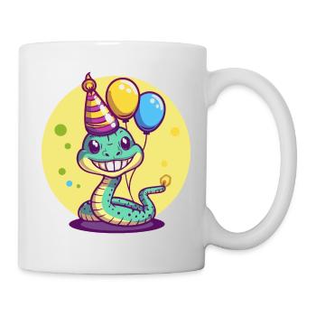 Snake Cobra Birthday Baby - Mug - white - Right
