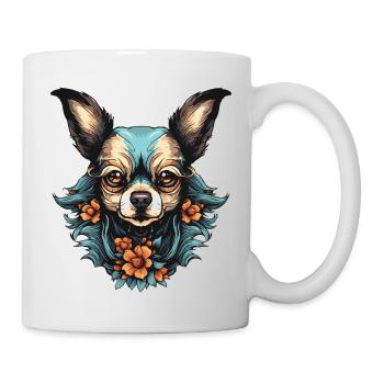 Chien Chihuahua - Mug blanc - blanc - Droite