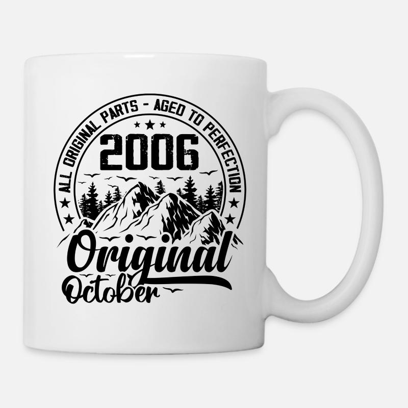 2006 Oktober Original: 18 Jahre altes Geburtstagsgeschenk - Tasse - Weiß