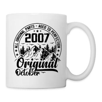 2007 Oktober Original: 17 Jahre altes Geburtstagsgeschenk - Tasse - Weiß - Rechts