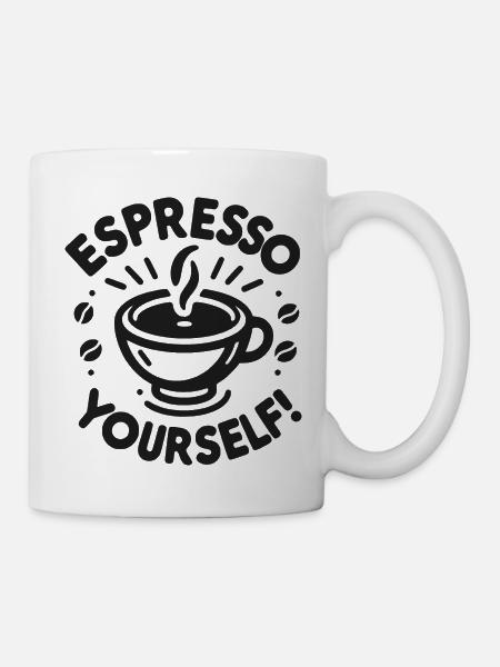 Espresso selber machen! - Tasse - Weiß