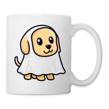 Golden Retriever Dog HalloweenGhost - Mug - white - Right