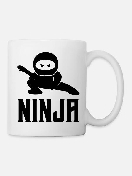ninja comic - Tasse - Weiß