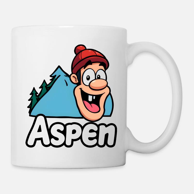 Aspen Colorado Geschenkidee - Tasse - Weiß