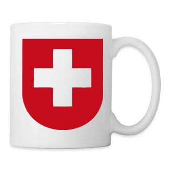 Schweizer Wappen: Stolz und Tradition - Tasse - Weiß - Rechts