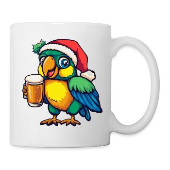 Papagai Bière Noël Noël - Mug blanc - blanc - Droite