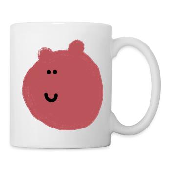 Miro (Roter Ball) - Tasse - Weiß - Rechts