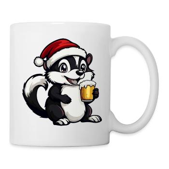 Skunk Bière Noël - Mug blanc - blanc - Droite