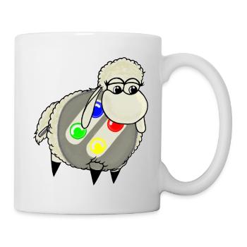 Wolly Sheepling Retro Pad - Mug - white - Right
