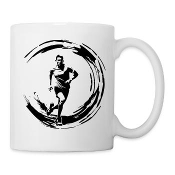 Running Marathon Man - Mug - white - Right