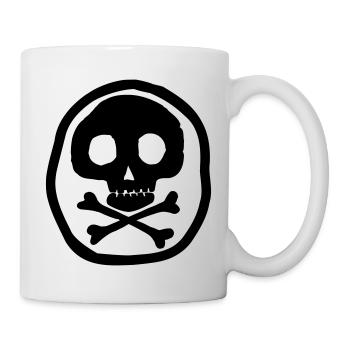 Skull & Bones - Mug - white - Right
