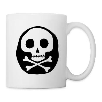 Skull & Bones - Mug - white - Right