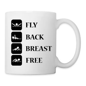 Swimming Water Sports - Mug - white - Right