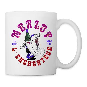 Merlot l'enchanteur - Mug blanc - blanc - Droite