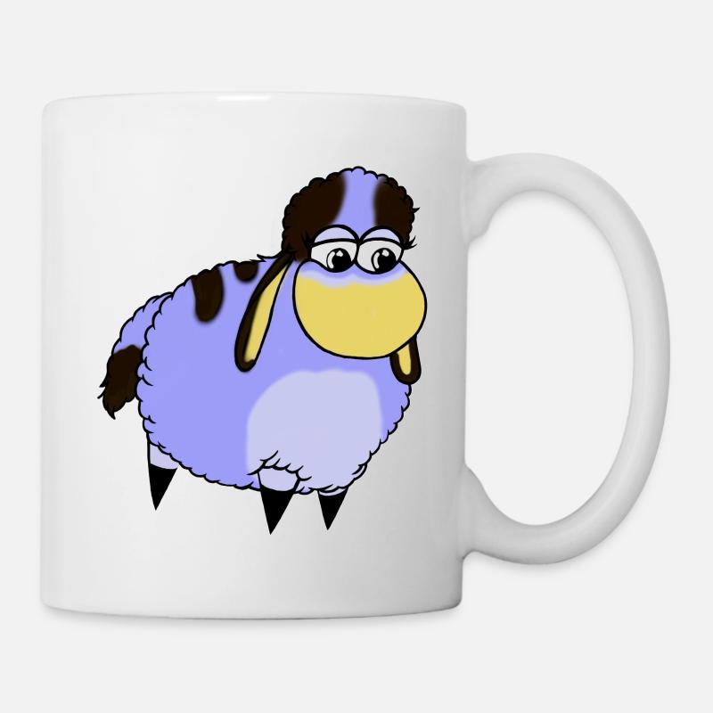 Mouton Wolly Blaui - Mug blanc - blanc