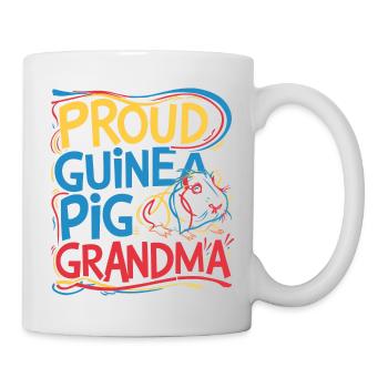 Guinea Pig Grandma - Proud Grandma - Mug - white - Right