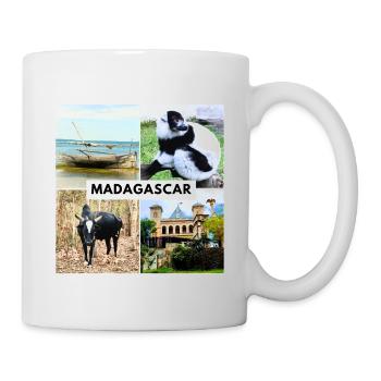 Symboles de Madagascar - Mug blanc - blanc - Droite