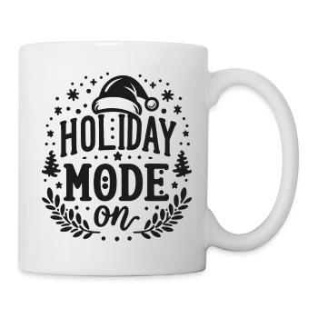 Holiday Mode On - Mug - white - Right
