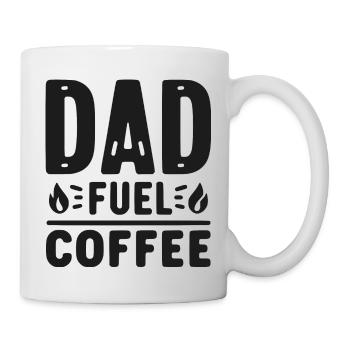 Papa Brennstoff Kaffee - Tasse - Weiß - Rechts