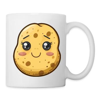 Kawaii Anime Kartoffel - Tasse - Weiß - Rechts