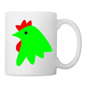 Coq - Mug blanc - blanc - Droite