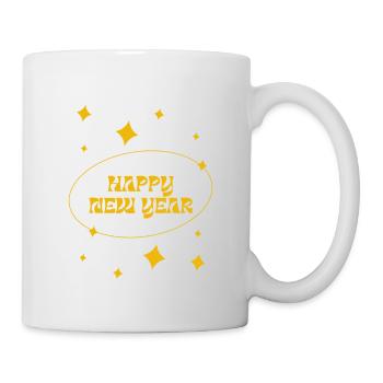 happy new year - Mug blanc - blanc - Droite