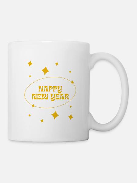 Happy New Year - Mug - white