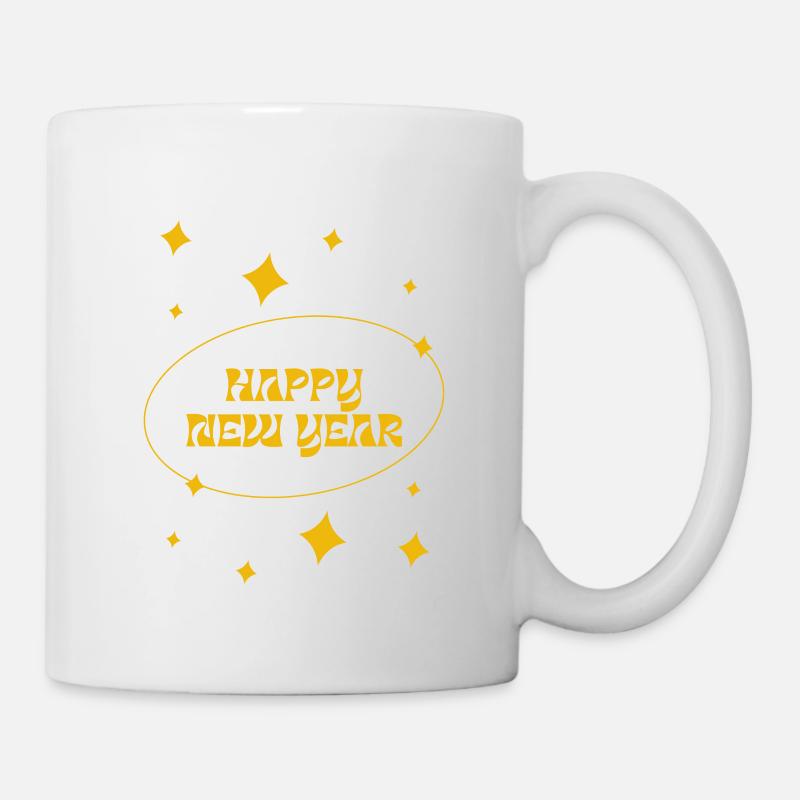 happy new year - Mug blanc - blanc