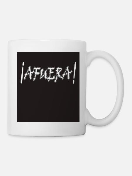 AFUERA - Tasse - Weiß