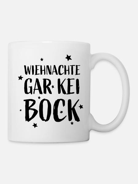 Kein Bock auf Weihnachten Schweizerdeutsch - Tasse - Weiß