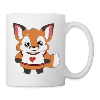 Fuchs Baby - Tasse - Weiß - Rechts