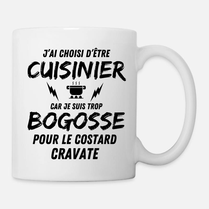 BOGOSSE CUISINIER - Mug blanc - blanc