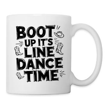 Style cow-boy pour les amateurs de danse en ligne - Mug blanc - blanc - Droite