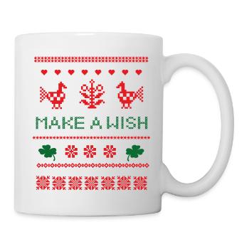 make a wish, Christmas - Mug - white - Right