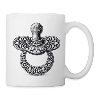 Schnuller - Tasse - Weiß - Rechts