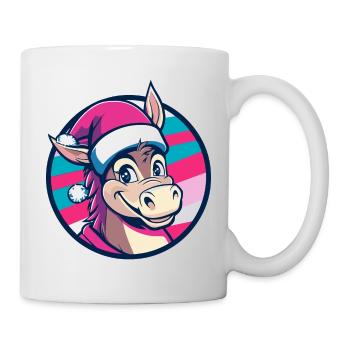 Noël de l’âne Noël - Mug blanc - blanc - Droite