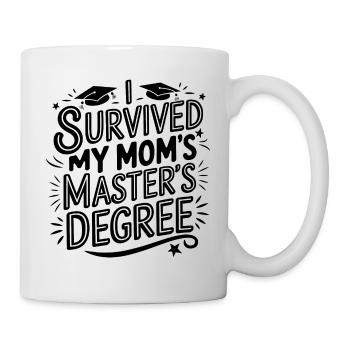 Lustiges Baby-Design für Mama-Absolventinnen - Tasse - Weiß - Rechts