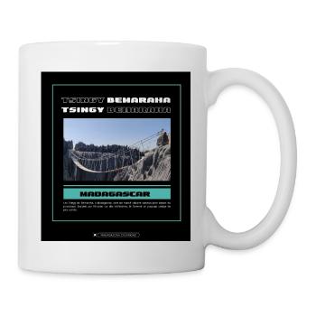 Tsingy de Bemaraha N°01 - Mug blanc - blanc - Droite