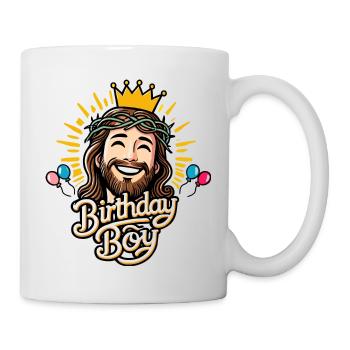 Jesus the Birthday Boy - Mug - white - Right