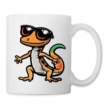 Lizard Comic Cool - Mug - white - Right
