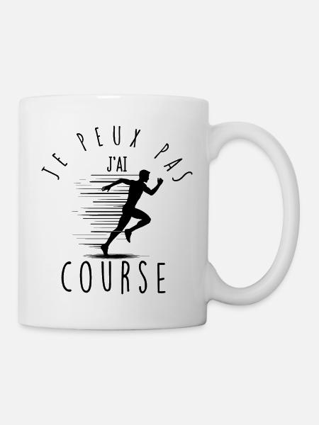 I can't, I have race. - Mug - white