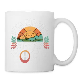 I'm Nicer After Yoga 14 - Tasse - Weiß - Rechts