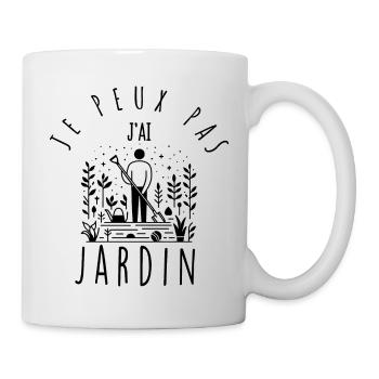 I can't, I have garden. - Mug - white - Right
