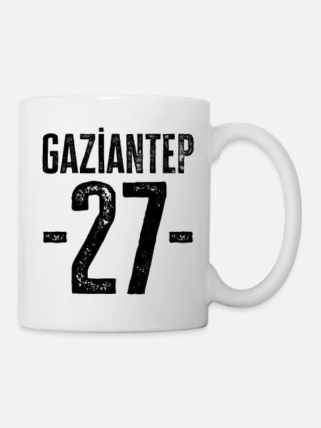 Gaziantep 27 – Stolz auf Geschmack und Vielfalt - Tasse - Weiß