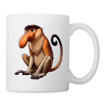 Nasenbär Affe png - Tasse - Weiß - Rechts