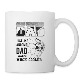 Soccer dad except much cooler - Mug - white - Right