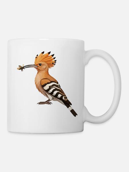 Wiedehopf Upupa Epops - Tasse - Weiß