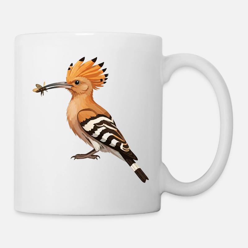 Huppe huppe Upupa Epops - Mug blanc - blanc