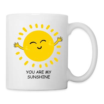 Glückliche sonne - Tasse - Weiß - Rechts